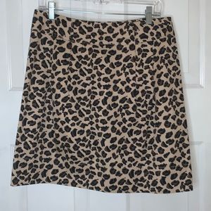 Marc by Marc Kacobs leopard A-line skirt